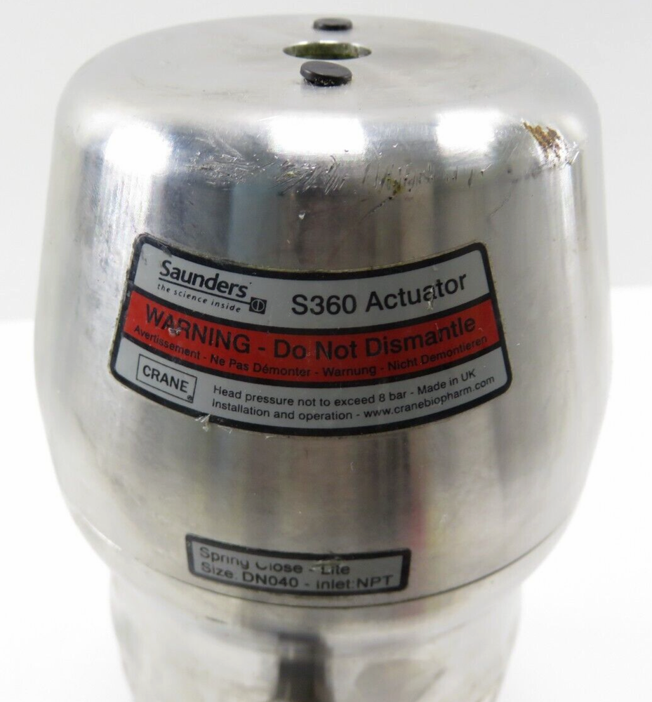Saunders S360 DN040 Actuator