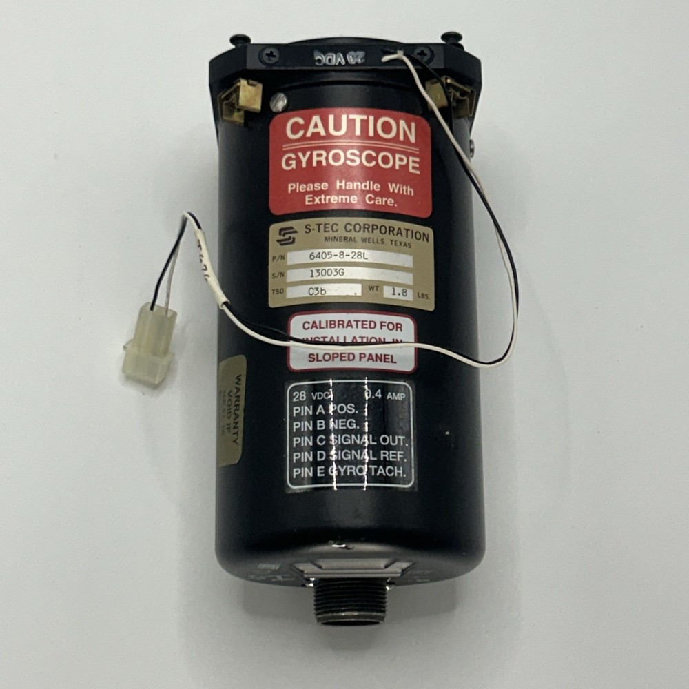 S-Tec Turn Coordinator 11/32V 6405-8-28L Lighted