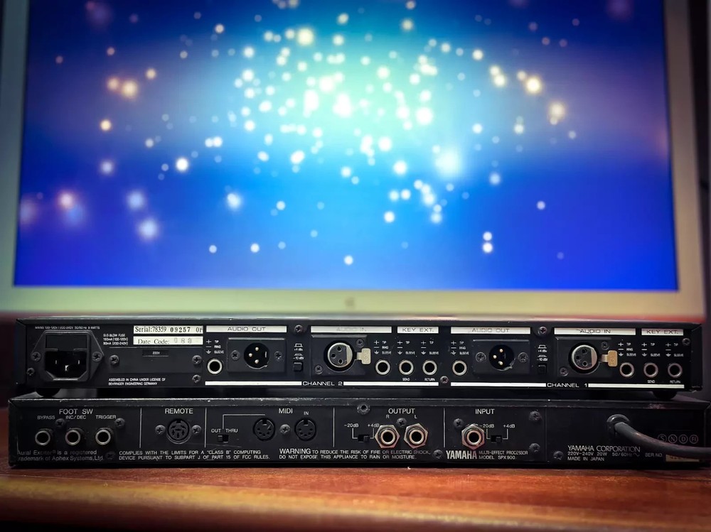 YAMAHA SPX900 🌈RaRe🌈 Effect Processor Behringer MDX-2000 Professional Bundle