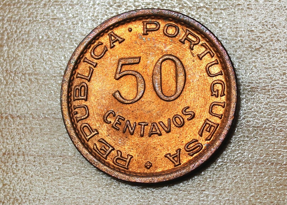 1957 Mozambique 50 Centavos