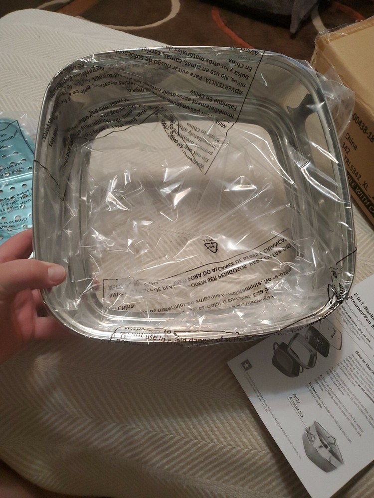 NEW! Copper Chef 2-in-1 Stackable Steamer/Pan Extender