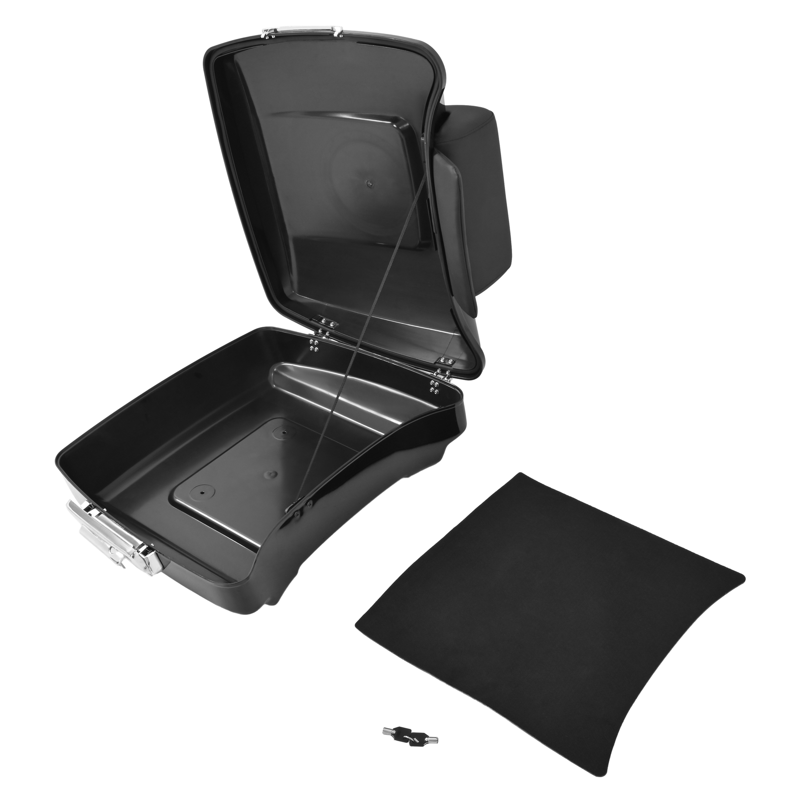 Razor Pack Trunk Pad Two-Up Rack Fit For Harley Tour Pak Street Road Glide 14-25