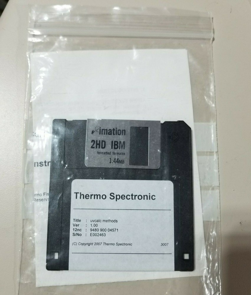 Thermo Electron / Scientific / Spectronic UVCALC Methods Software   948090004571