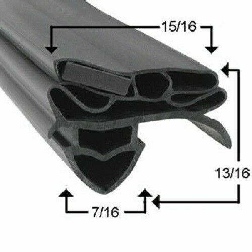 True 810719 Magnetic Door Gasket  Gdm-19/23/49 T-19, Black