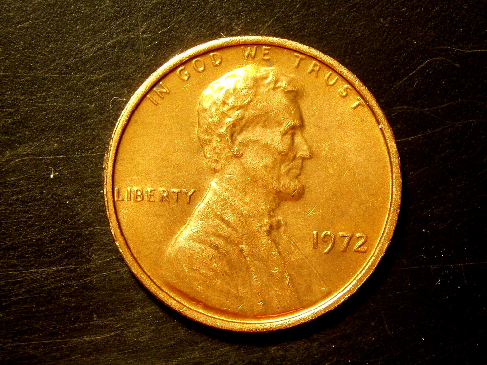 1972  UNC LINCOLN MEMORIAL CENT #11