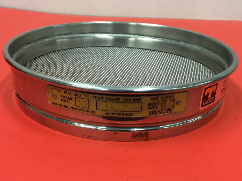 W.S.Tyler - No. 16 - Standard Testing Sieve