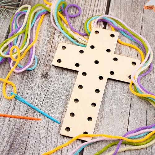 He Is Risen Easter Decor – Religious Easter Decoration for Home, Cross 1