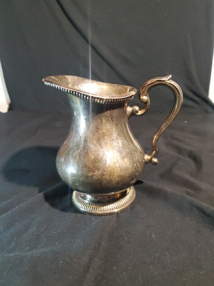 Creamer Server 7B704 Gorham 5" Newport EP Silver plate Pitcher Vintage Patina
