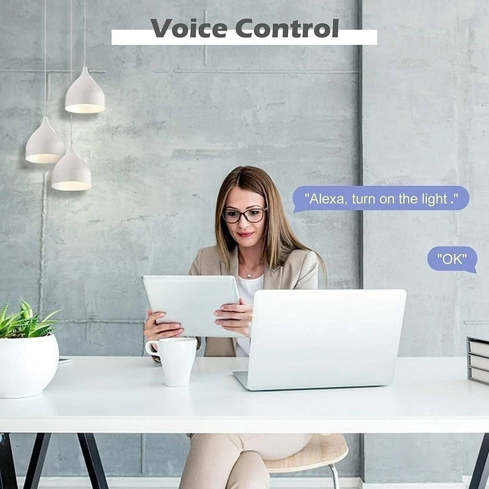 WiFi Smart Light Switch 2 Pack Light Switch Remote for Alexa & Google IFTTT US