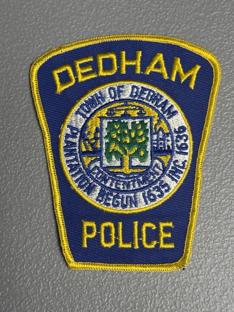 Dedham MA Police Patch