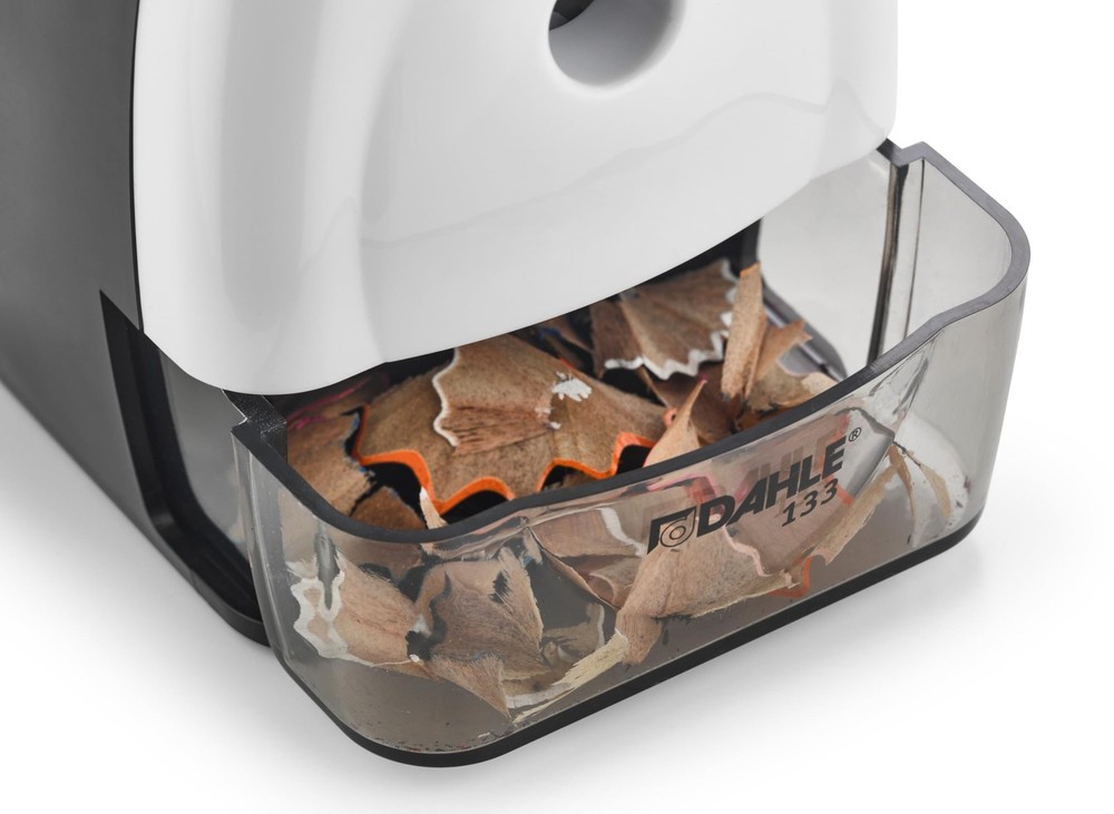 Dahle 133 Pencil Sharpener with Automatic Cutting System, Adjustable Point, A...
