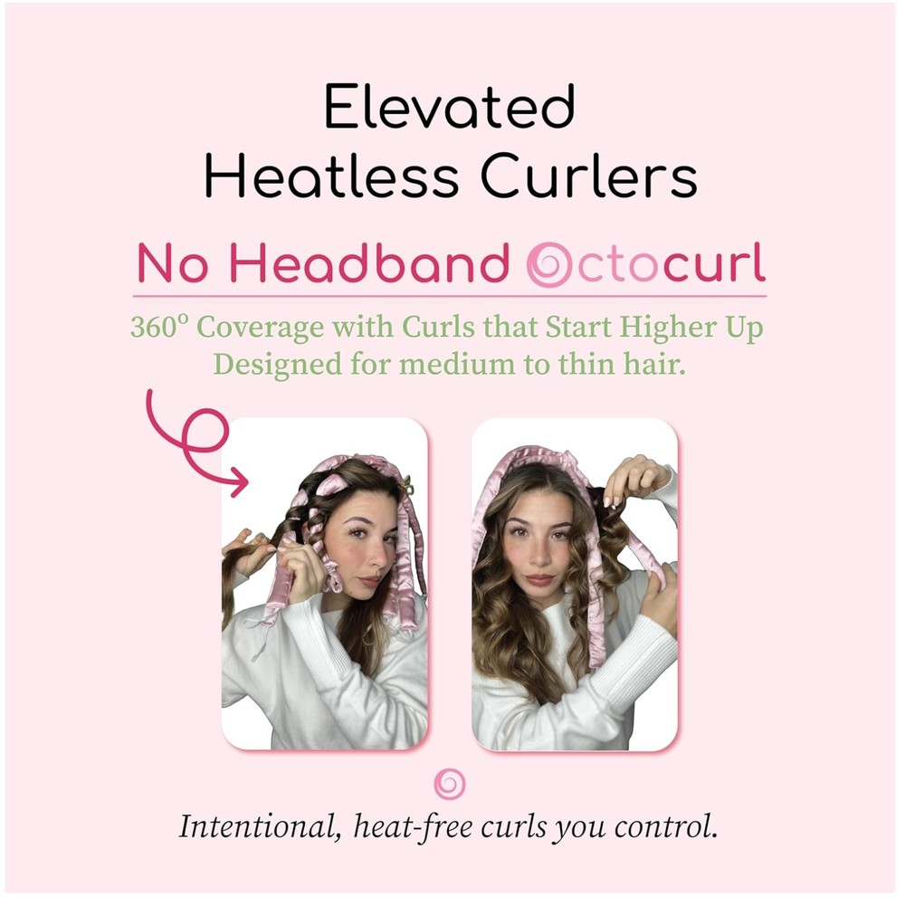 Customizable Heatless Curls - Medium to Thin Hair