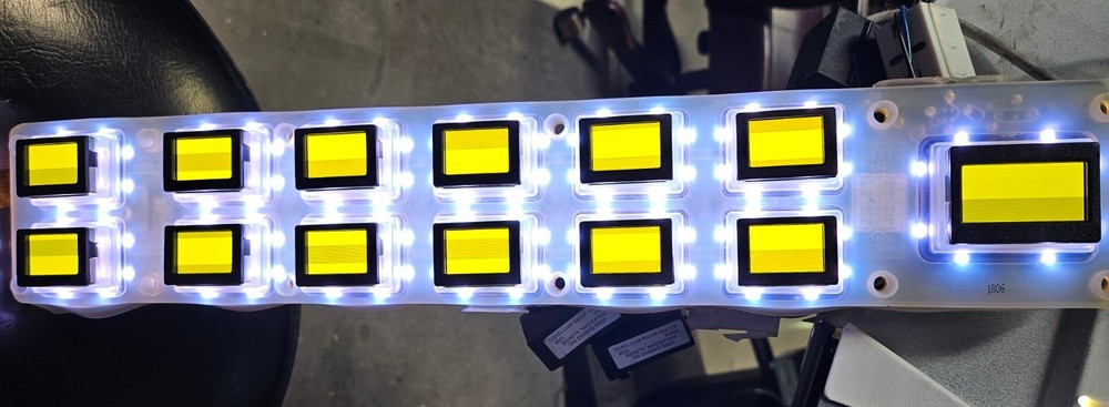 WMS BB2 OLED Button Panel V3.09, with Elastomer Liquid Resistant. Refurbished