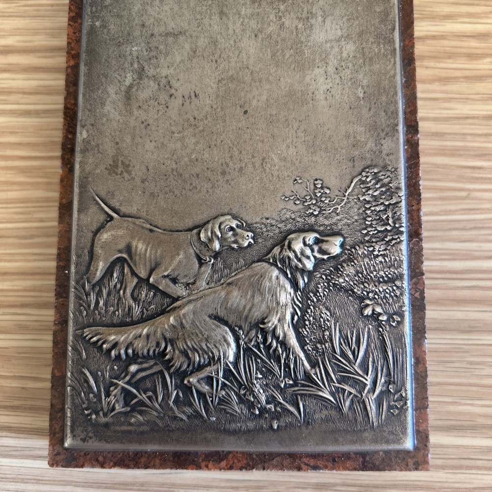 Antique Russian Silver Table Paperweight