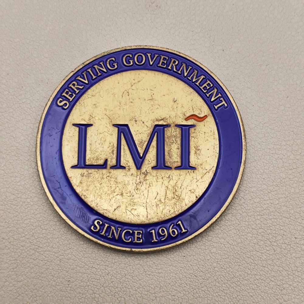 LMI SINCE 1961 SERVING GOVERNMENT Challenge Coin