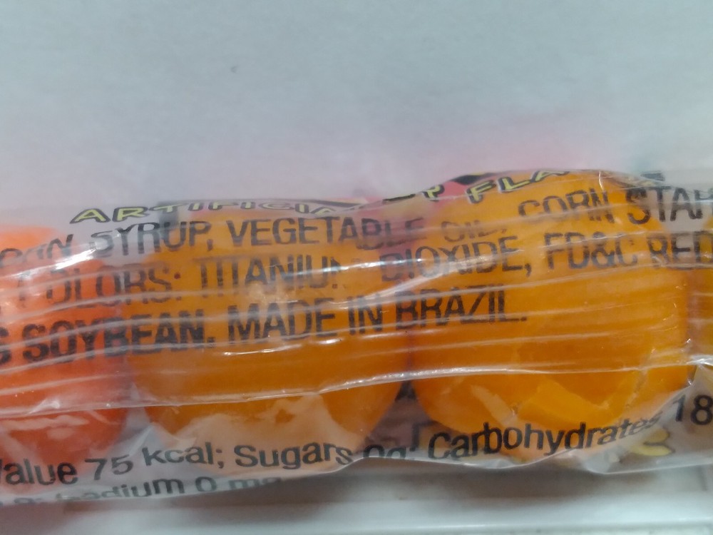 Old Gumballs One Wrapper Sealed Pack Arcor Garfield's Fruity Double Bubble