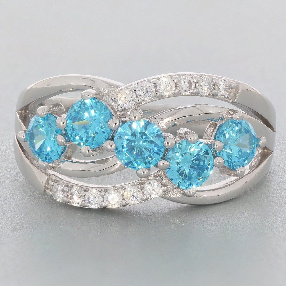 Sterling Silver Semi Mount Ring Setting Round RD 4x4mm