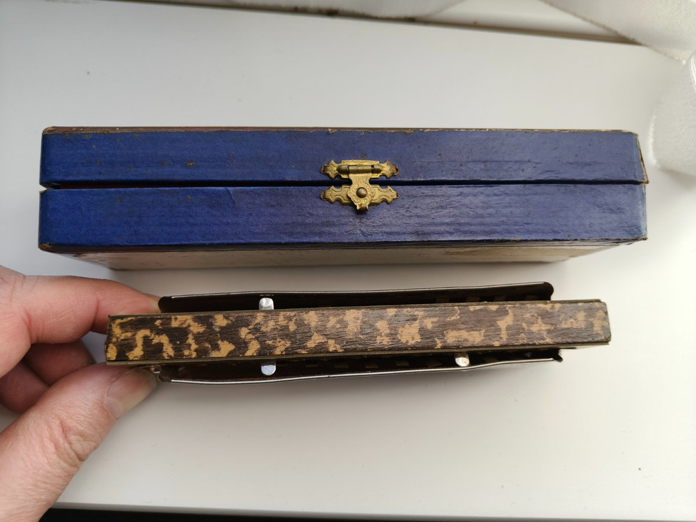 Vintage Chromatic harmonica Mancini Radiotone no.2 C