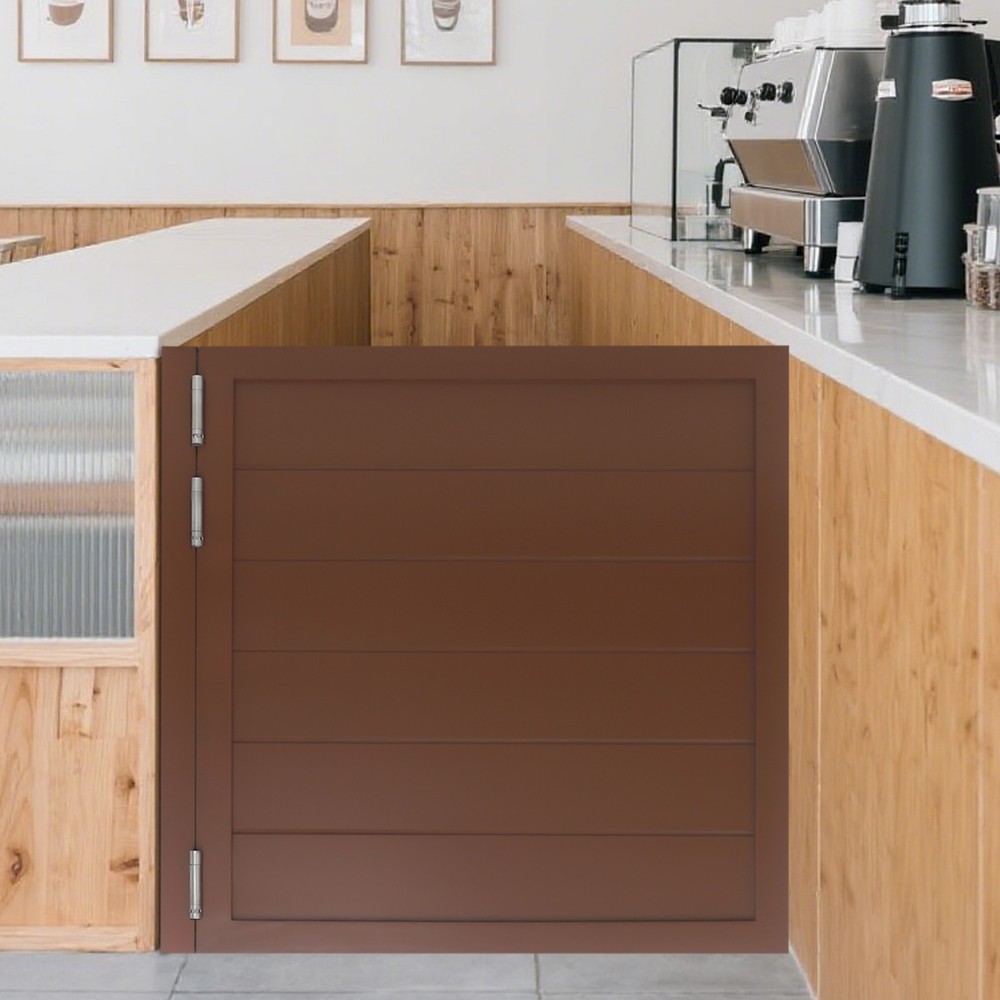 Partition Half Door for Doorways w/ Doorpost & Hinges Set Multi-functional Usage