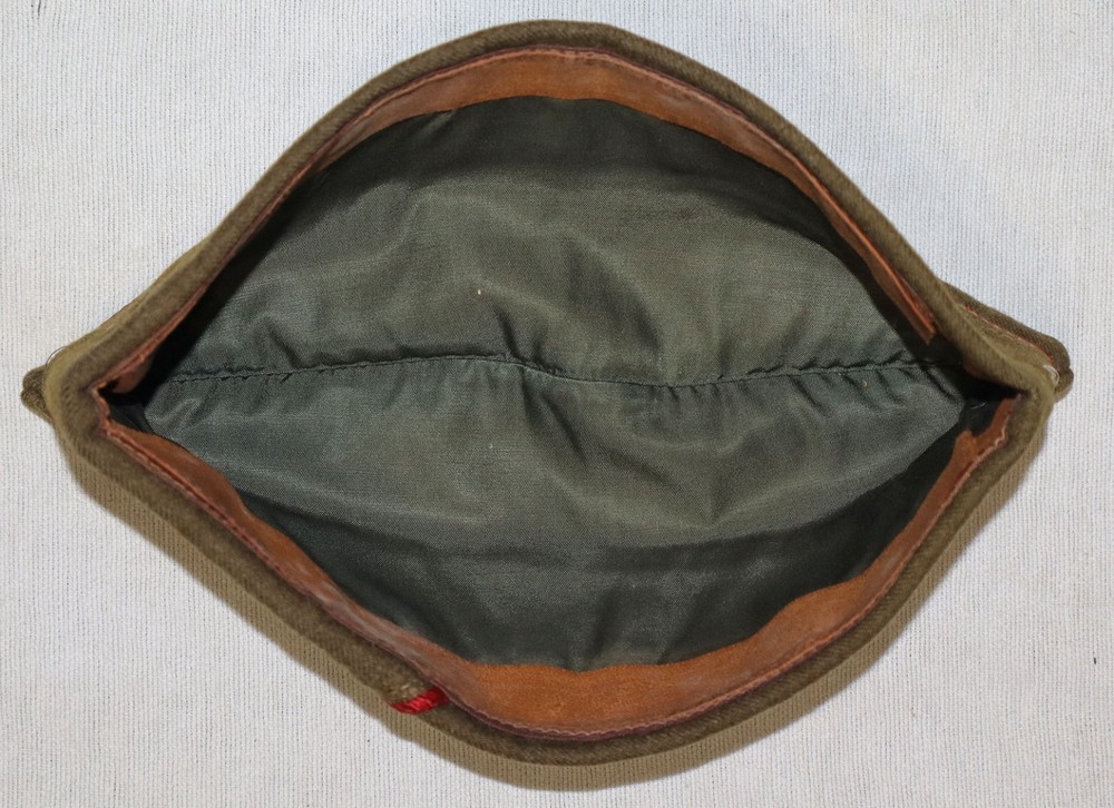 ORIGINAL KOREAN WAR ARTILLERY PIPED OVERSEAS GARRISON CAP