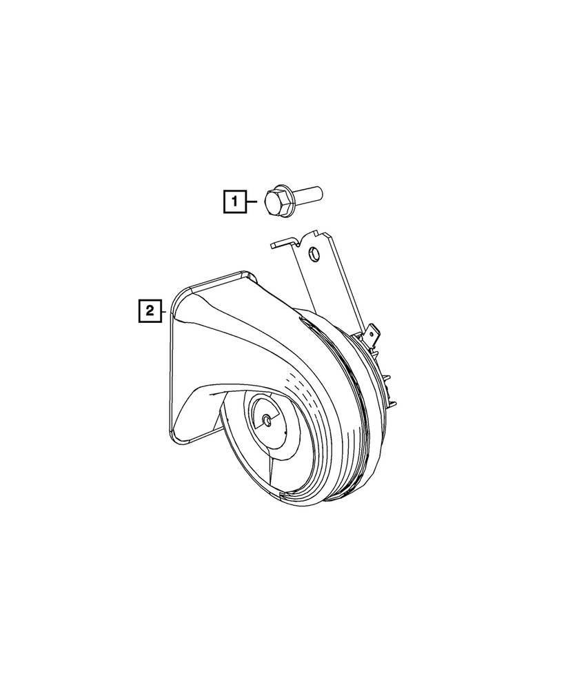 Genuine Mopar Horn 68406001AA