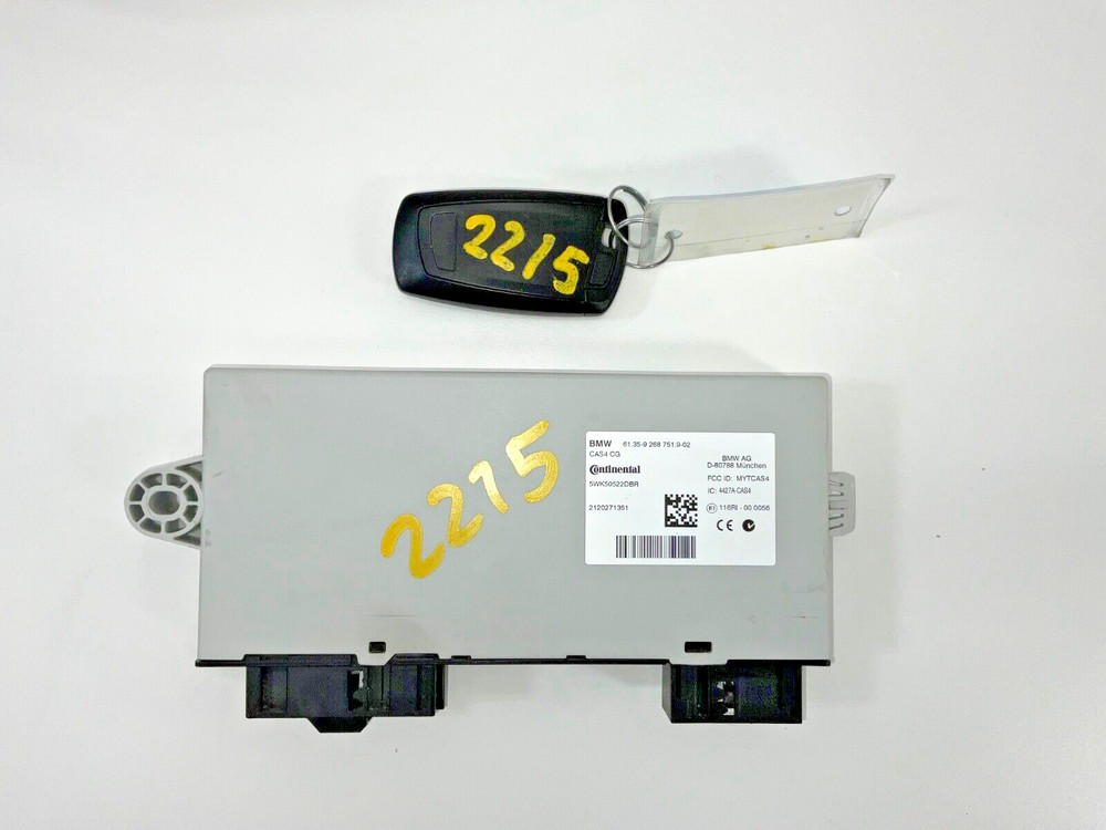 2012 BMW 550i Central Locking Module w/ Key Keyless Entry 9268751 OEM