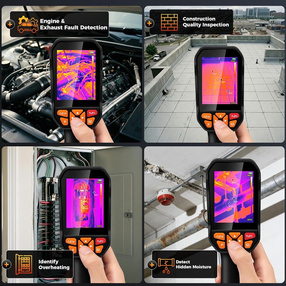 ANXTECH Handheld Thermal Camera TISR Resolution 512*384 Dual Camera