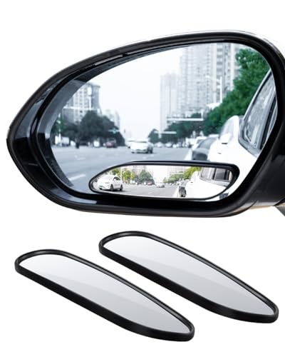 Blind Spot Mirror, 5" Wide Horizontal Viewing Angle, Side Longer Rectangle