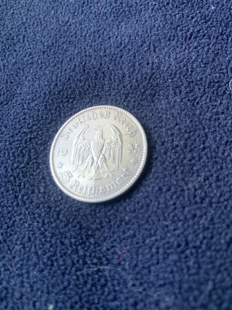 Genuine WW2 German .900 Silver Coin
