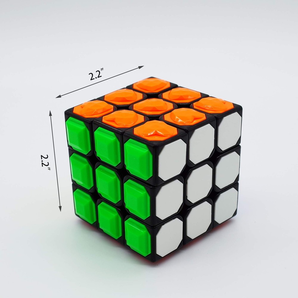 3X3x3 Magic Cube Tactile for Blind 2.2 inches * *