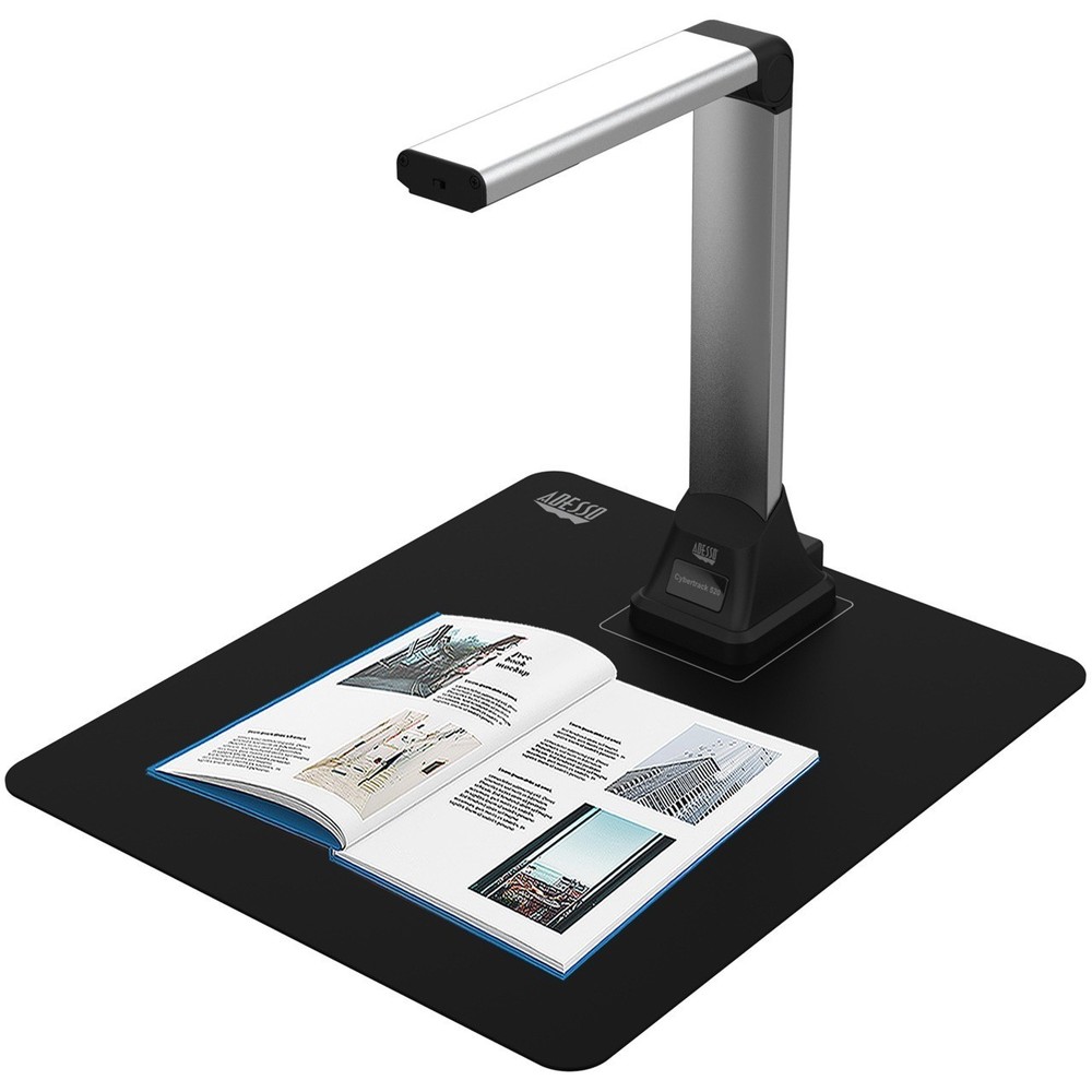 Adesso 5 Megapixel Fixed-Focus A4 Document Camera Scanner with OCR Text Recognit