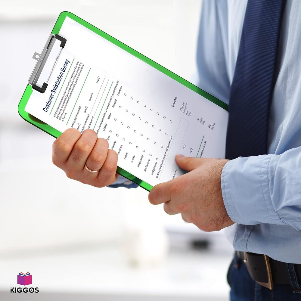 Clear Durable Clipboard Set Lightweight Shatter Resistant With Rounded Edges