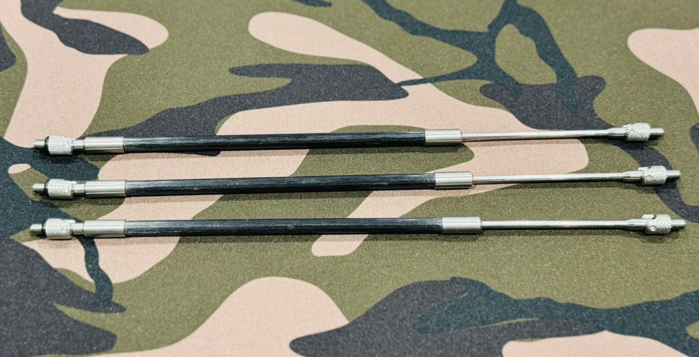 Solar Tackle Carbon Adjustable Butt Banger Arm x 3