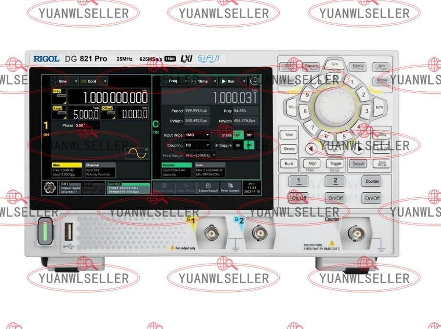 NEW ONE Rigol DG821 Pro Function/Arbitrary Waveform Generator 1 Channel 25 MHz