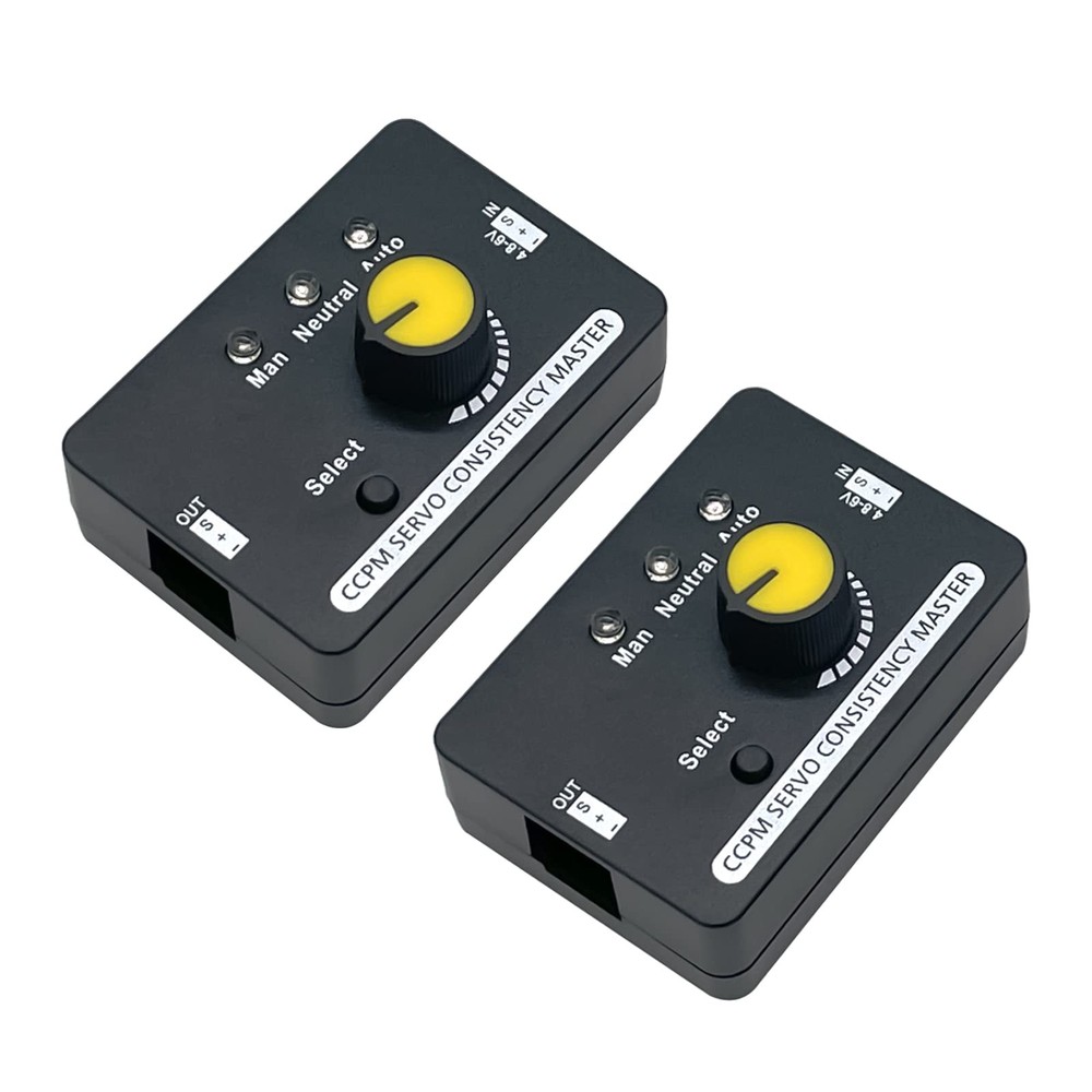 2Pack RC Servo Tester Centering Tool ESC Motor Checker Built in BEC 3CH High...