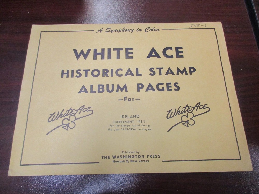 "WHITEACE"IRELAND SUPPLEMENT #IRE-1 ,1953-1954 SINGLES W/FREE SHP.