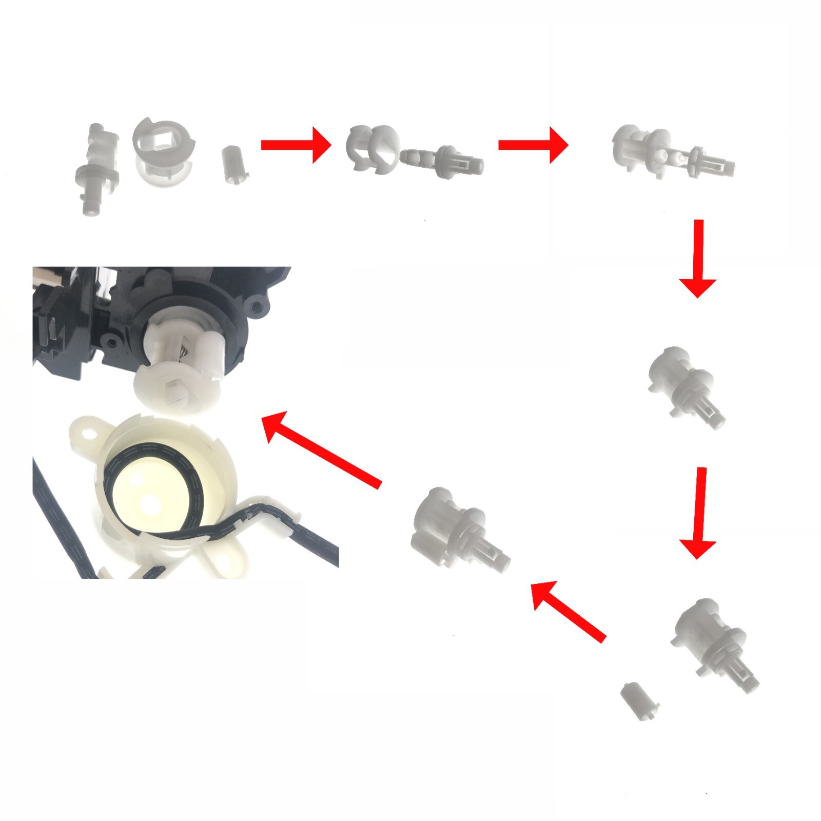 Pump Ink System Capping Assy Parts for Epson L4150 L4151 L4153 L4156 L4158 L4160