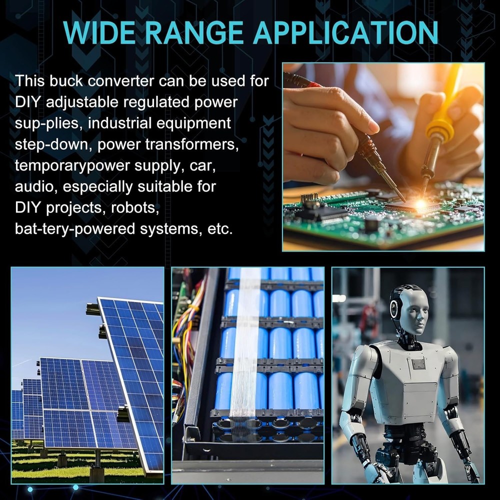 Versatile 36 Pack MP1584EN DC-DC Buck Converters: Ideal for Electronics Projects