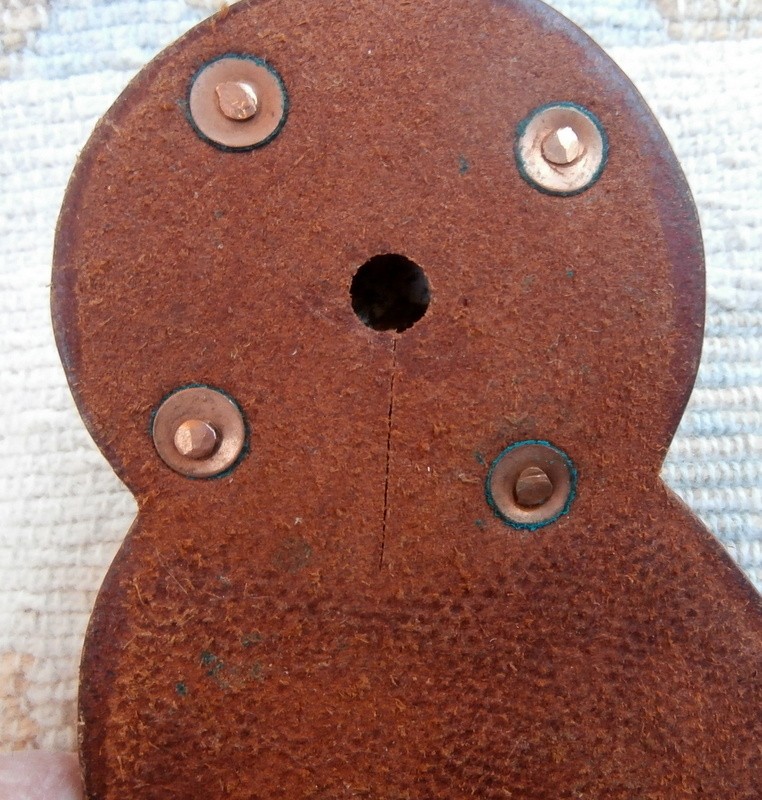 Visalia Style Scalliped Edge Domed 2 in.Silver Concho Tooled Spur Straps