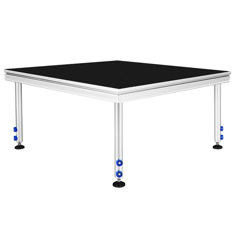 4'x4' Portable Stage Platform Folding Lightweight Aluminum Performance Deck 1-4x