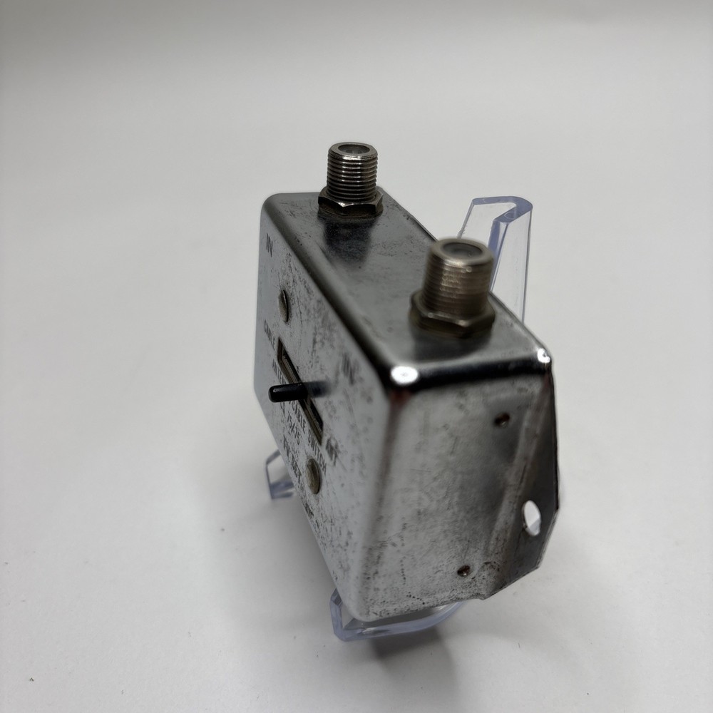 Vintage 75 ohm Switch Cable TV Antenna Splitter Box A-CS Untested