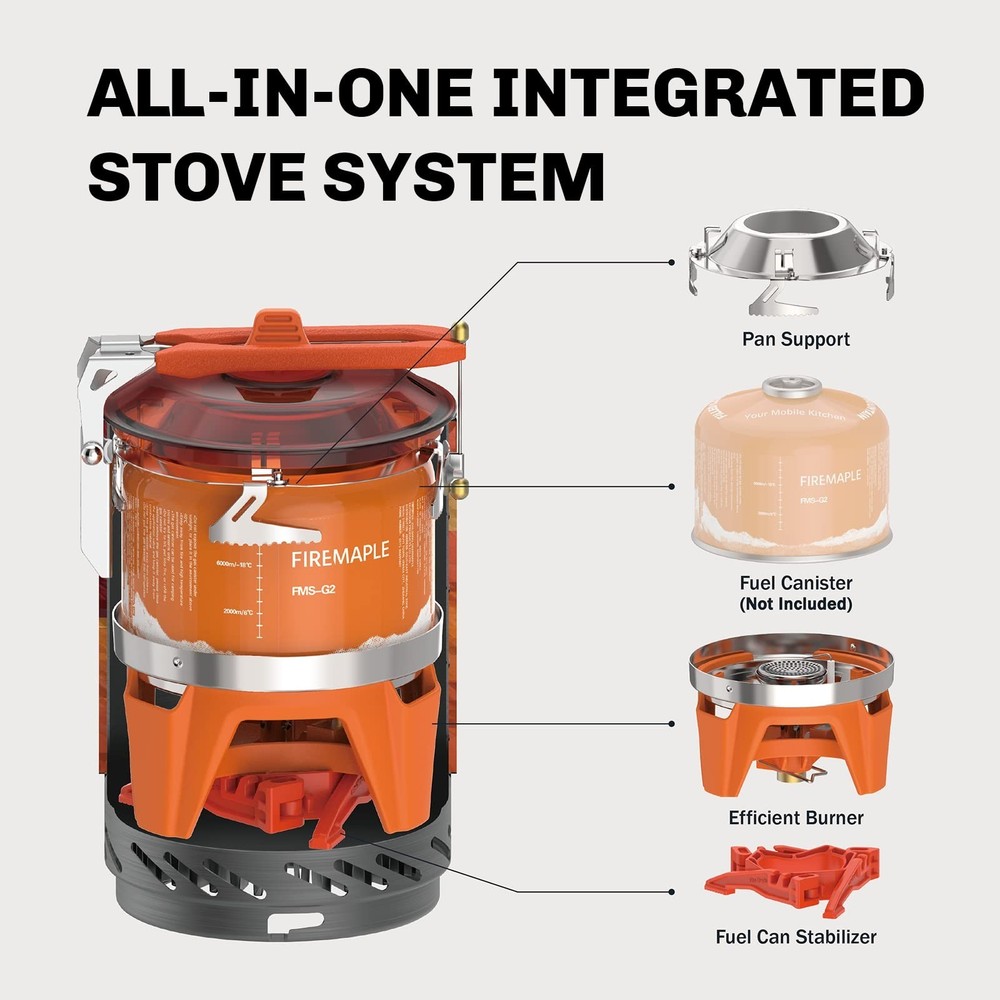 Fire-Maple Fixed Star X2 Backpacking and Camping Stove System Outdo... Fast Ship