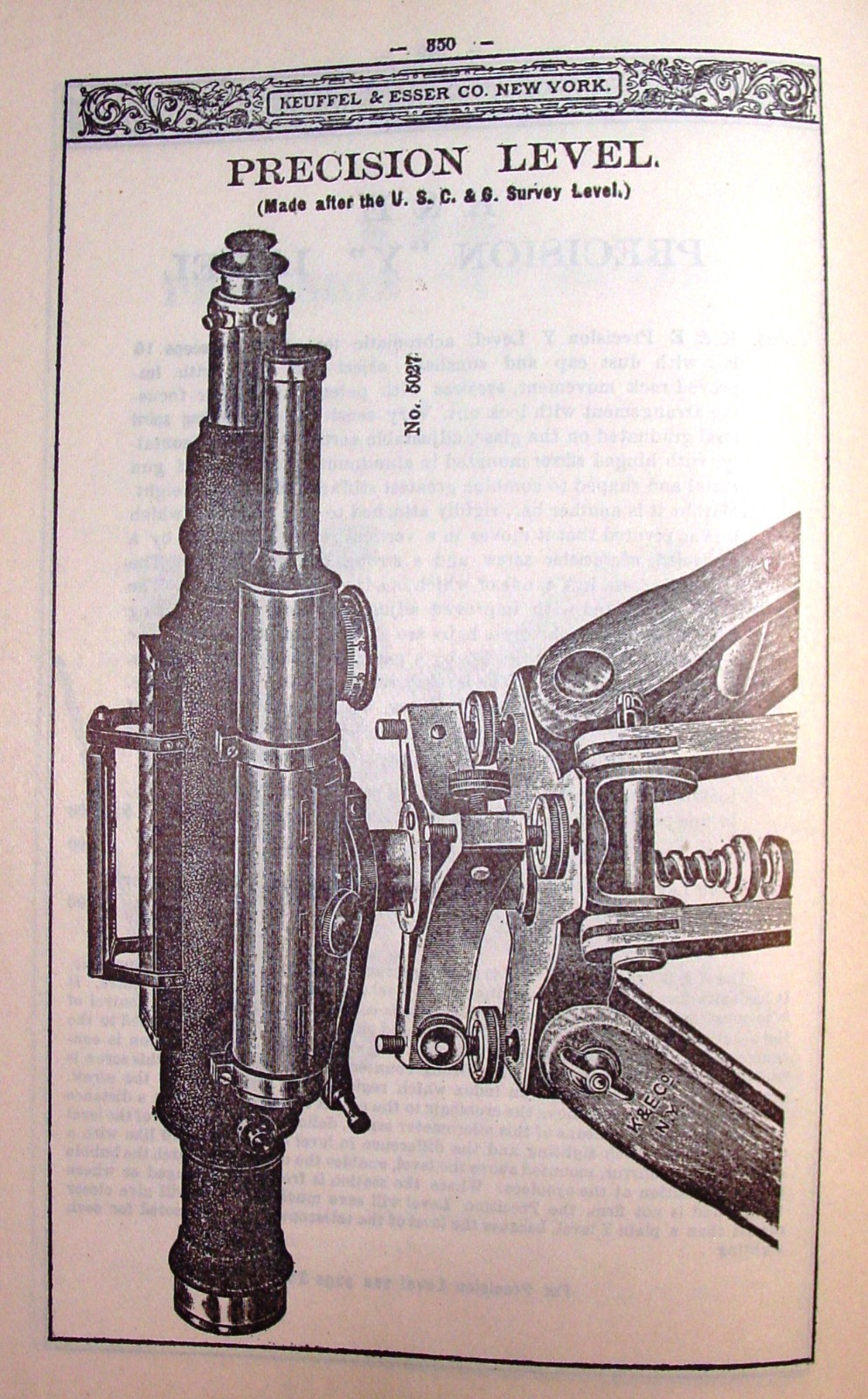 1909 Keuffel Esser Surveying & Drafting Insts. Catalog