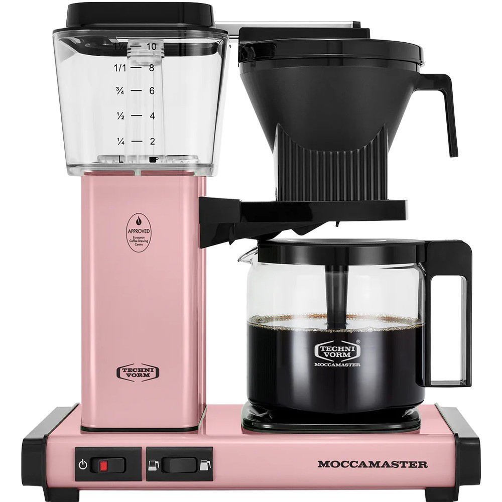 Moccamaster KBGV Select Coffee Maker Half/Full Carafe Switch (Cherry Blossom)