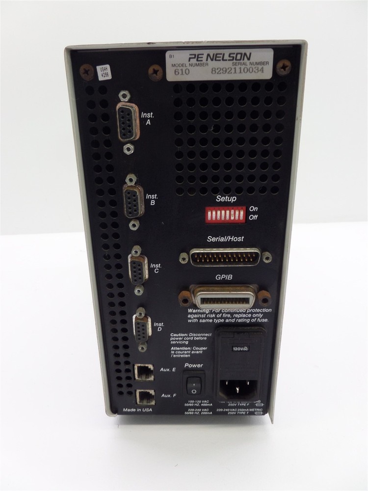 PE Nelson 610 600 Series LINK Chromatography Interface