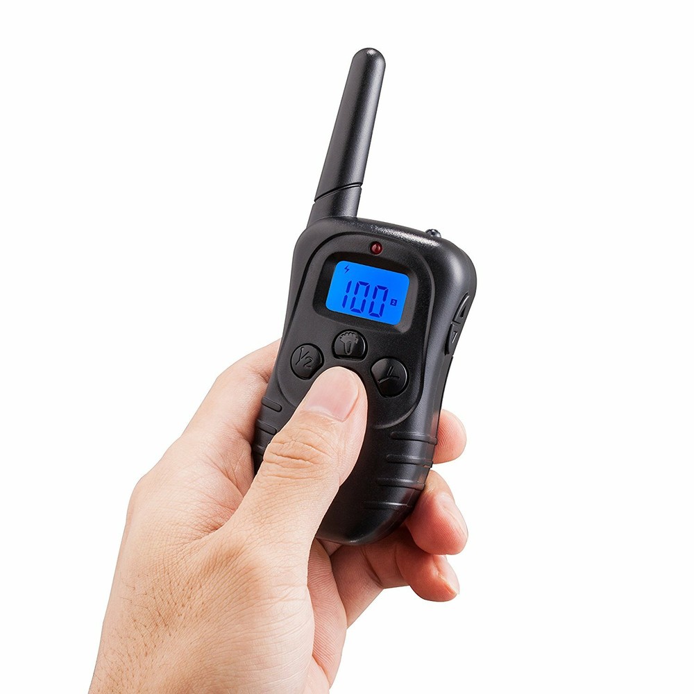 Dog Training Bark Collar Remote Control Trainer Waterproof Shock Rechargeable