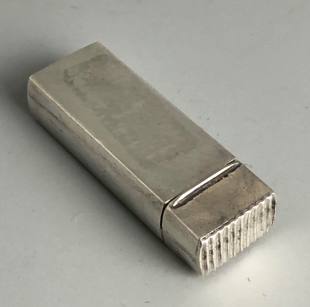 Rare Antique Solid Silver Vesta Case c1910 CBZX