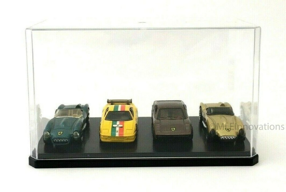 ✅ Model Toy Display Case Rectangle Small Clear Plastic Box Dust Proof Car UV