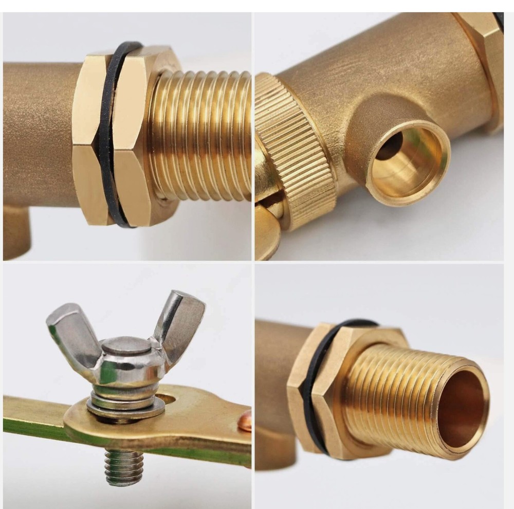 1/2 Inch Brass Valve with Plastic Float Water Float Valve with Adjustable