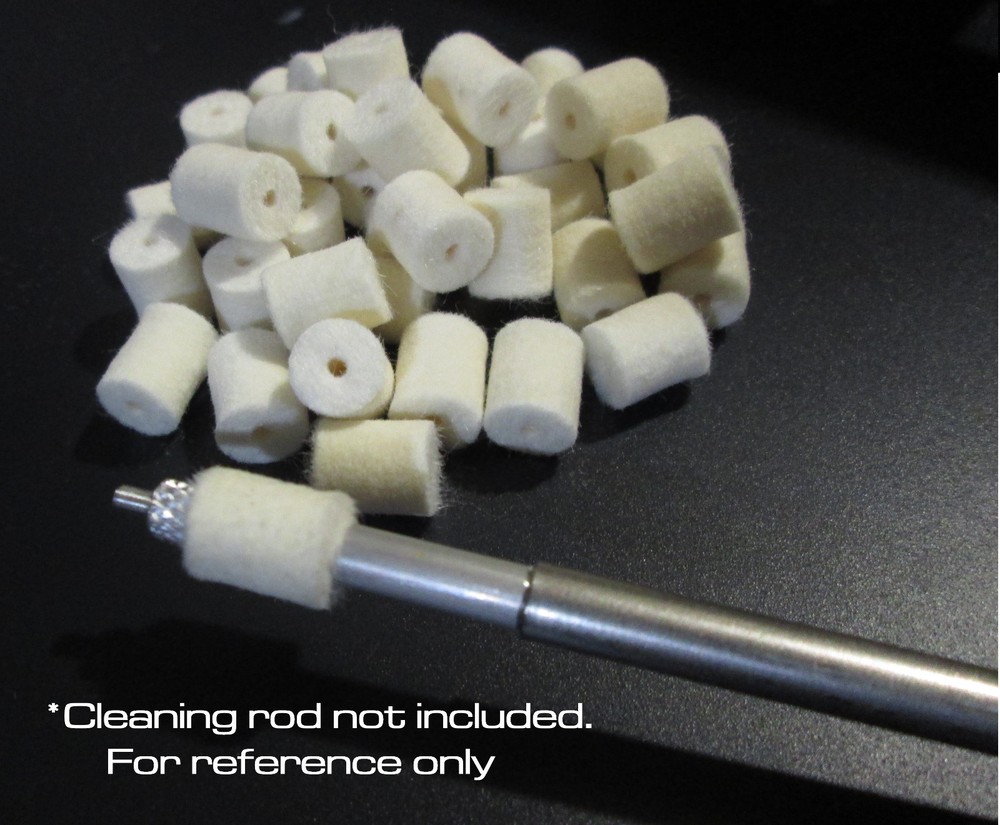 VFG REGULAR wool felts for cleaning rod system - 11 sizes available!